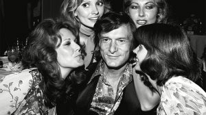 Mandatory Credit: Photo by James Fortune/REX/Shutterstock (803112cx) Hugh Hefner and Playmates at the Playboy Club, Various